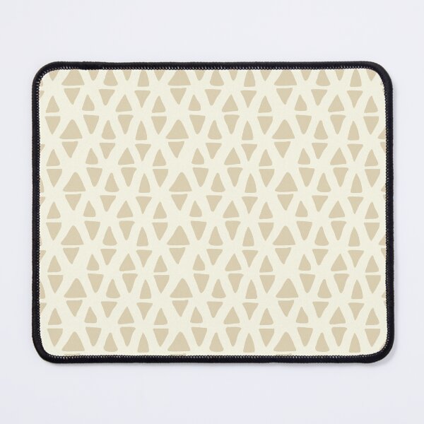 Item preview, Boho Geometric Triangles Neutral Beige on Cream designed and sold by blomastudios.