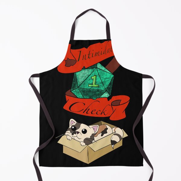 Item preview, Intimidation check rolled nat one cute cat designed and sold by winfredsDesigns.