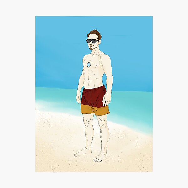 Item preview, Swimsuit Edition Reimagined  - Tony  designed and sold by QuantumSeraphim.