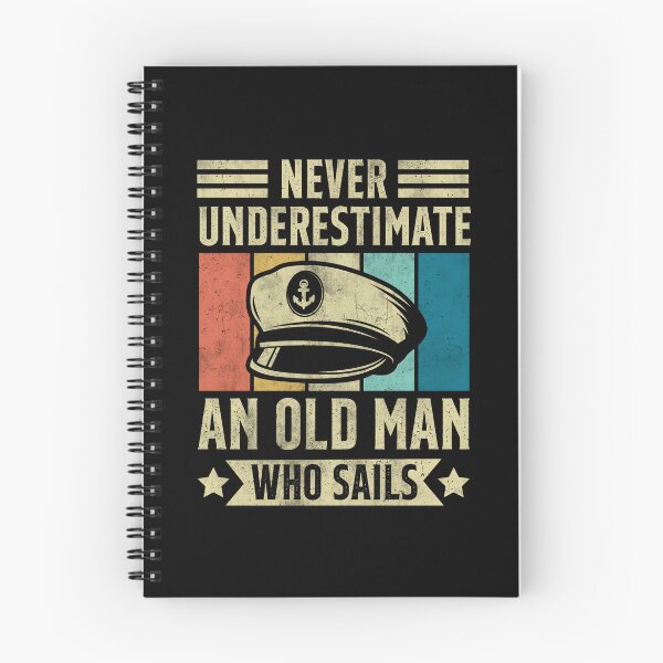 Item preview, Never Underestimate An Old Man Who Sails Funny Boat Owner designed and sold by Achrafdesign.