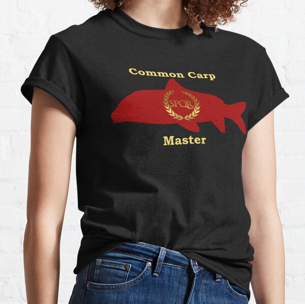 Common carp T-shirt Carp fishing Clothing, grass carp, mammal