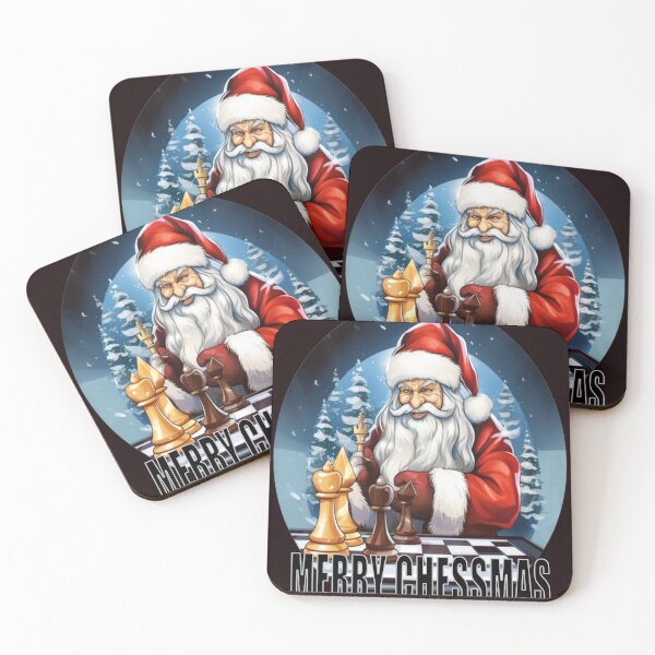 Item preview, Fun Christmas Gift For Chess Lover with Santa Claus Merry Chessmas  designed and sold by Izabel-Design.