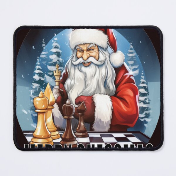 Item preview, Fun Christmas Gift For Chess Lover with Santa Claus Merry Chessmas  designed and sold by Izabel-Design.
