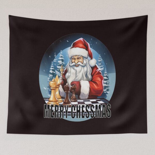 Item preview, Fun Christmas Gift For Chess Lover with Santa Claus Merry Chessmas  designed and sold by Izabel-Design.