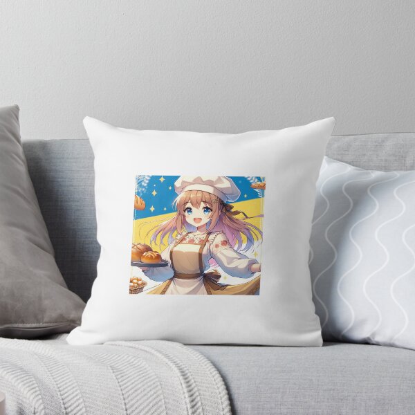 Item preview, Ukraine Bakery Cute Anime Girl designed and sold by GingerLFranklin.