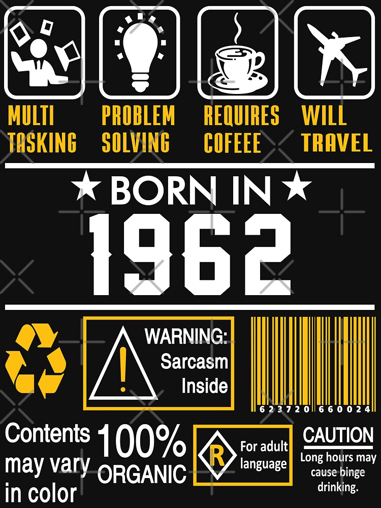 Birthday Gift Ideas - Born In 1962 by wantneedlove