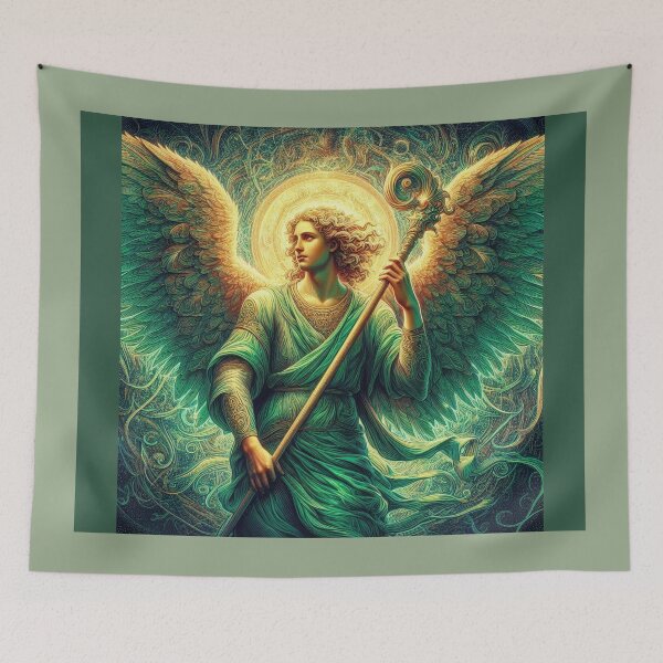 Item preview, Saint Raphael Archangel -   Angel of Healing - Christmas gift designed and sold by Alkymias.