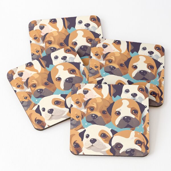 Item preview, Joyful Canine Faces: A Group Portrait designed and sold by EnjoYarty.