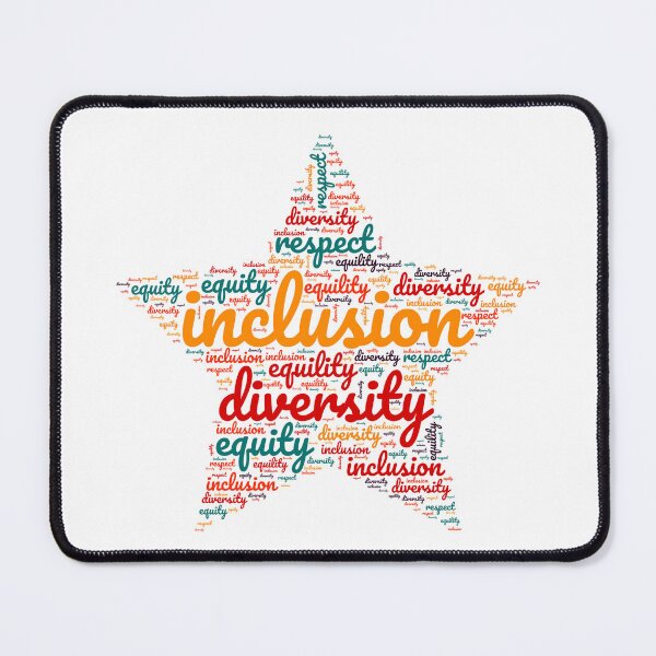Item preview, Inclusion star shape design , accessibility rights, autism , chronic illness disability pride awareness disability advocate ADHD, medically complex designed and sold by InspireGlow.