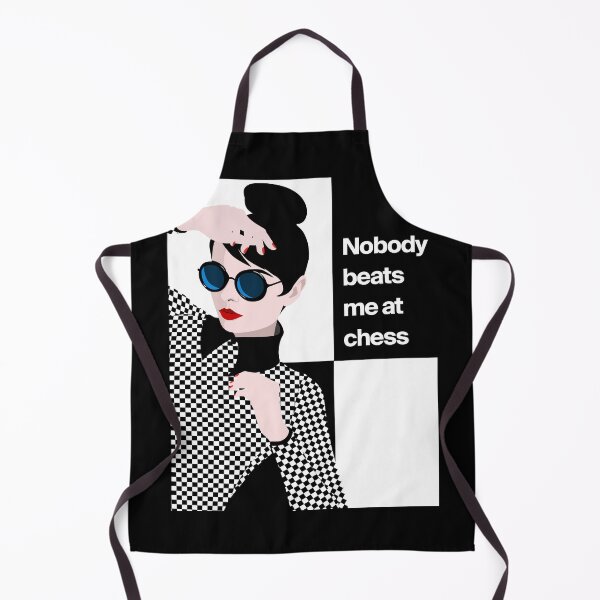 Item preview, Checkerboard Pattern Nobody beats me at chess designed and sold by Bimbombam.