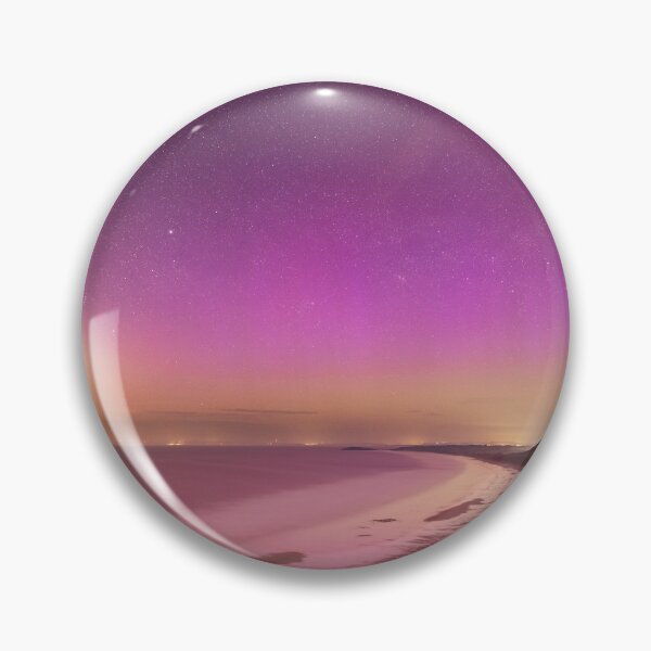 Item preview, Northern Lights and Moon over Rhossili Bay, Gower designed and sold by Dan Santillo.
