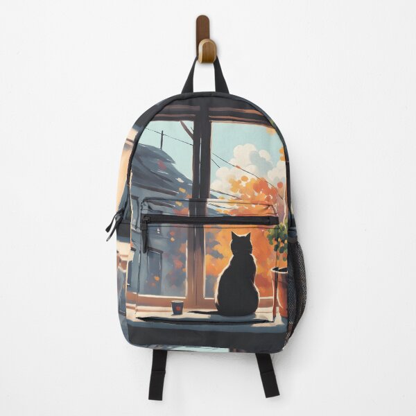 Item preview, black cat in the Window on Mornng designed and sold by Catophile.