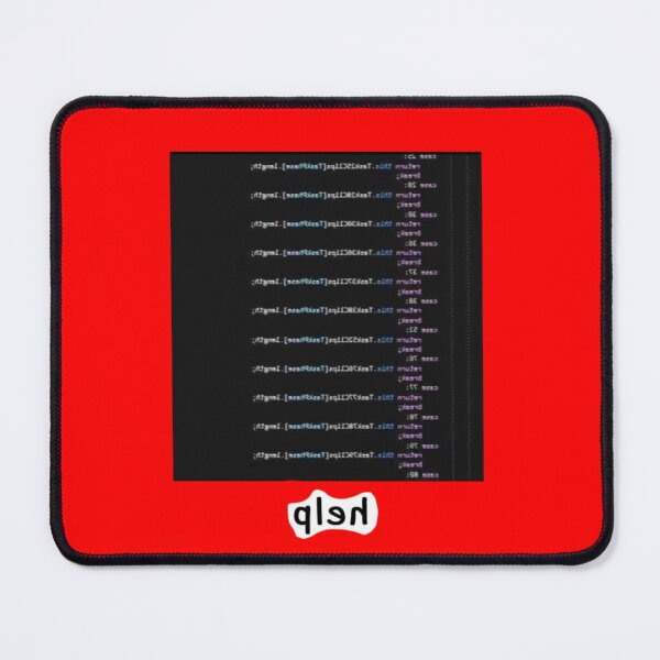 Item preview, Cursed Code "Help" meme designed and sold by Rainy-Racoon.
