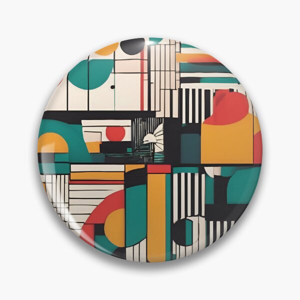 Item preview, Magical Bauhaus Style Pattern designed and sold by DigiDreamyArt.