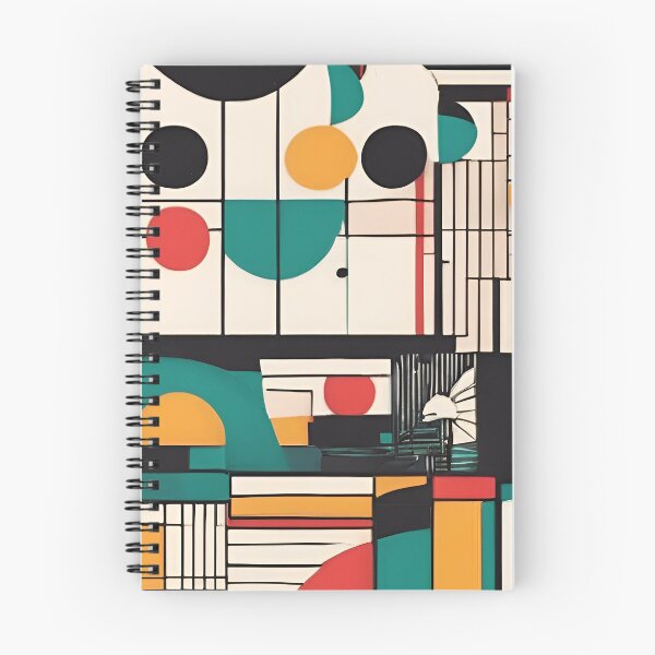 Item preview, Magical Bauhaus Style Pattern designed and sold by DigiDreamyArt.