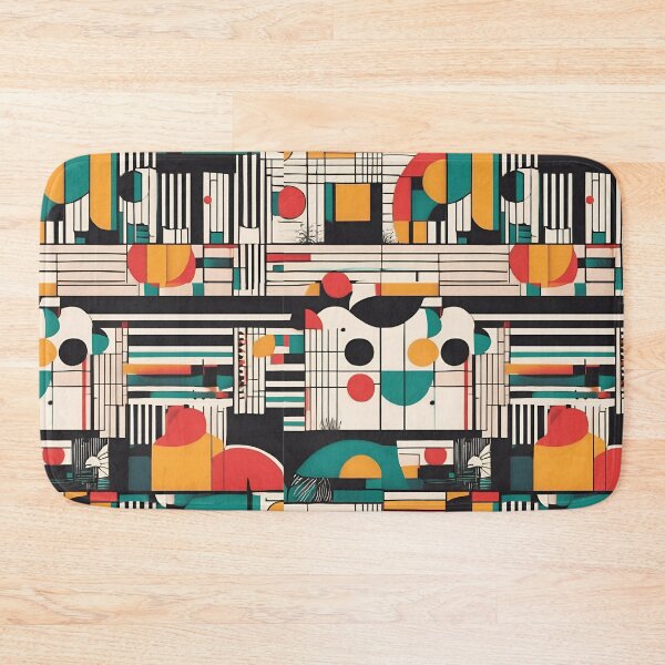 Item preview, Magical Bauhaus Style Pattern designed and sold by DigiDreamyArt.
