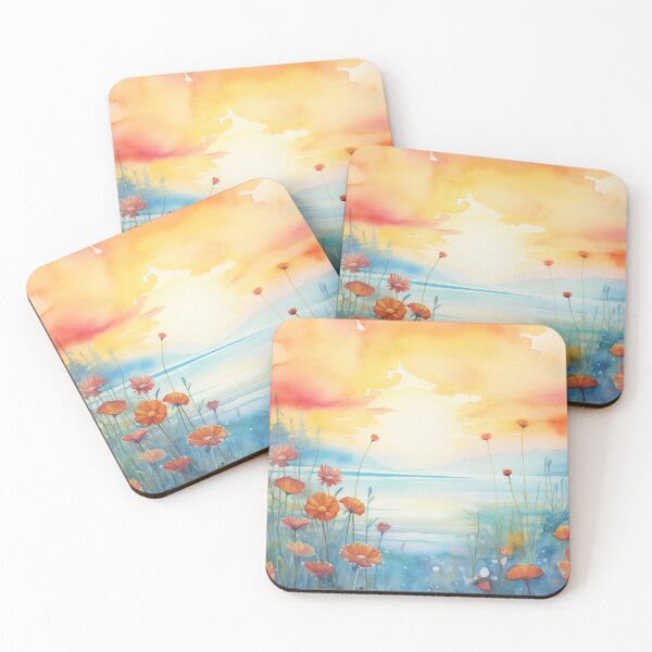 Item preview, Stunning Lake View Adorned with Blooms designed and sold by LittleLuvies.
