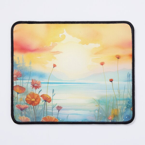 Item preview, Stunning Lake View Adorned with Blooms designed and sold by LittleLuvies.