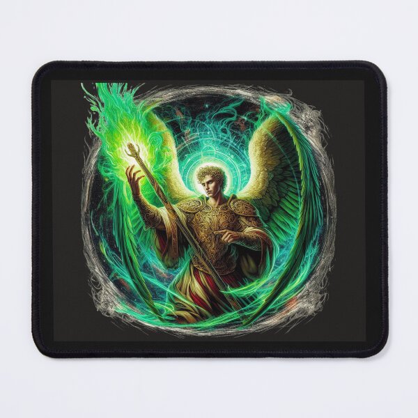 Item preview, Saint Raphael Archangel - Angel of Healing - Christmas gift designed and sold by Alkymias.