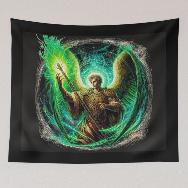 Item preview, Saint Raphael Archangel -   Angel of Healing - Christmas gift designed and sold by Alkymias.