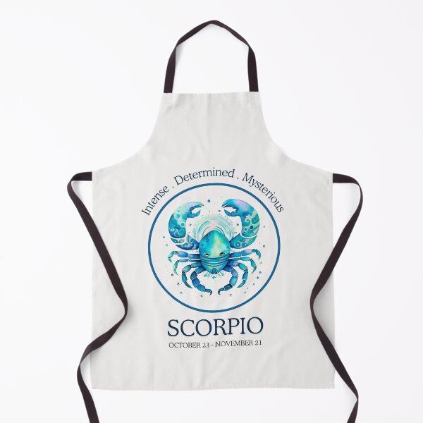 Artikelvorschau, Niedliches Vintage-Skorpion-Tierkreis-Horoskop/Sonnenzeichen-Thema auf weißem Hintergrund entworfen und verkauft von CosmicNook1.