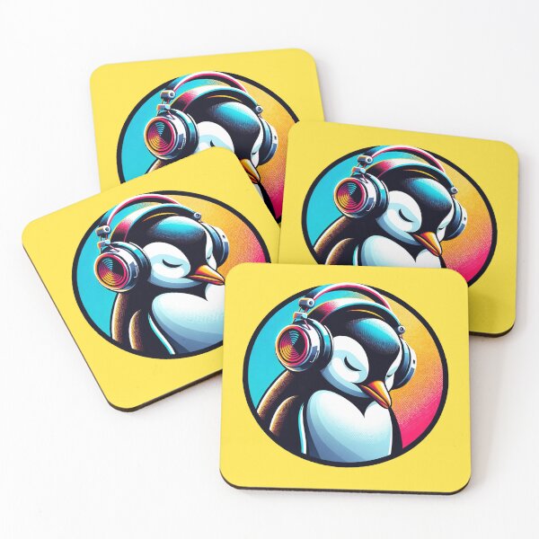 Item preview, Groovy Penguin – Music Lover's Delight designed and sold by fkdesignsshirts.