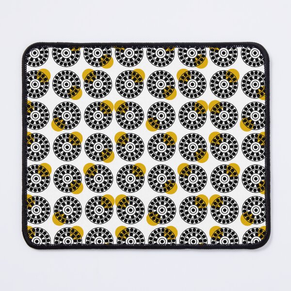 Item preview, Yellow dots on circles designed and sold by HOMELON.