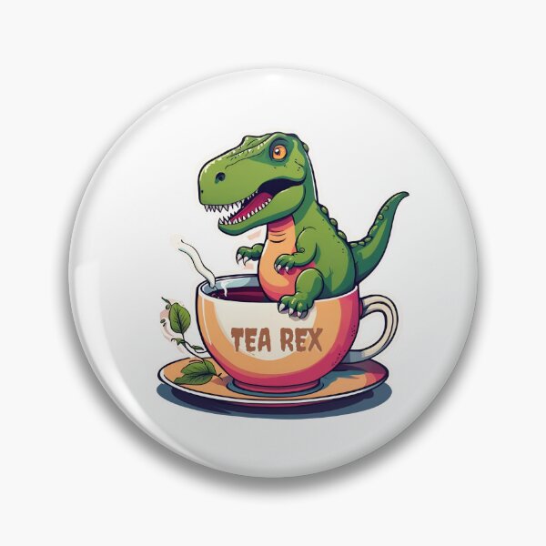 Item preview, Tea Rex Funny Dinosaur Pun Tyrannosaurus T Rex designed and sold by MordaxFurritus.