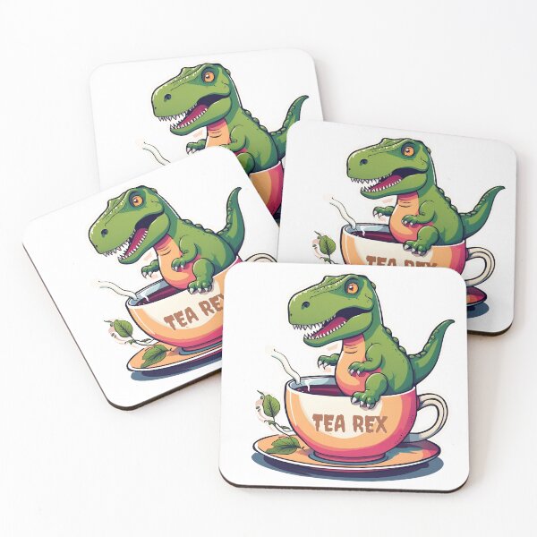 Item preview, Tea Rex Funny Dinosaur Pun Tyrannosaurus T Rex designed and sold by MordaxFurritus.