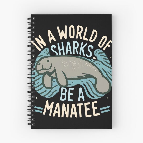 Item preview, Manatee Serenity: Abraza la bondad en un mundo de tiburones designed and sold by SandbarTees.