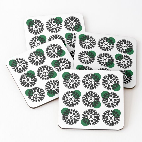 Item preview, Green dots on circles designed and sold by HOMELON.