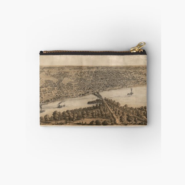Item preview, Aerial View of Pontiac, Illinois (1869) designed and sold by allhistory.