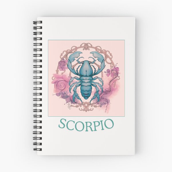 Artikelvorschau, Rosa Vintage-Skorpion-Sternzeichen – Horoskop/Sonnenzeichen-Thema auf rosa Hintergrund entworfen und verkauft von CosmicNook1.