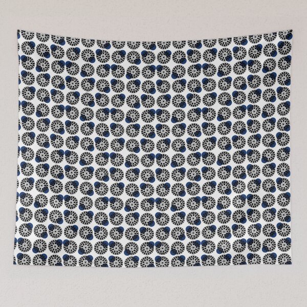 Item preview, Blue dots on circles designed and sold by HOMELON.