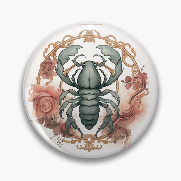 Artikelvorschau, Rustikales Vintage-Skorpion-Tierkreis-Horoskop/Sonnenzeichen-Thema auf weißem Hintergrund entworfen und verkauft von CosmicNook1.