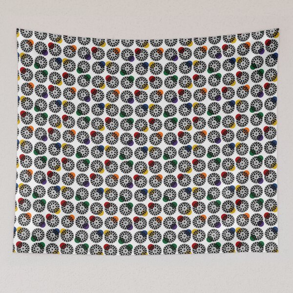 Item preview, Colorful dots on circles designed and sold by HOMELON.