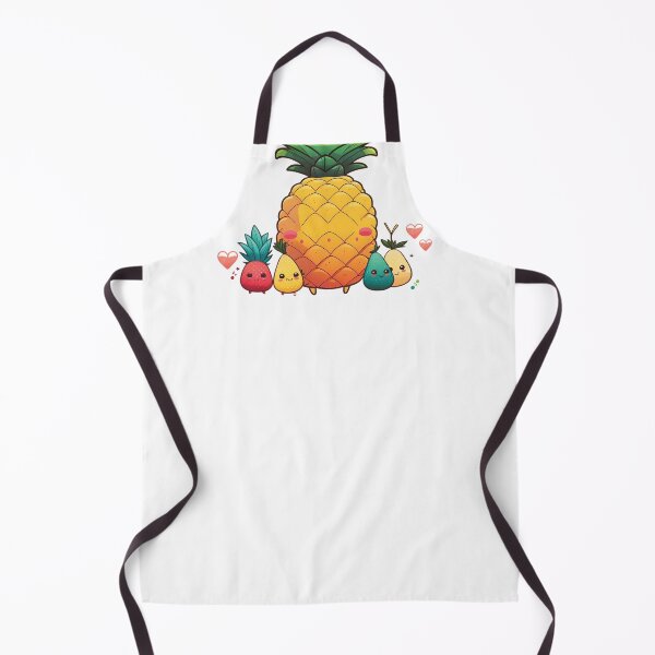 Item preview, Pineapple and small fruits without head white designed and sold by creativevoid.