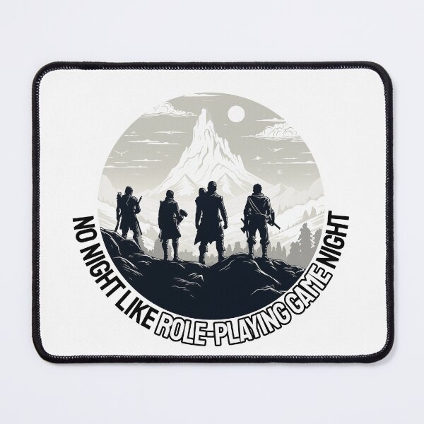 Item preview, No Night Like Role-playing Game Night designed and sold by spookycutepeeps.