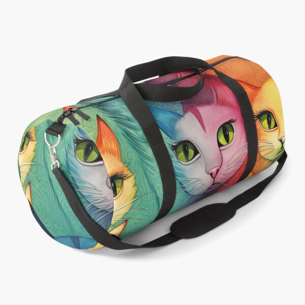 Item preview, Colorful cats in rainbow colors designed and sold by Pixelartistin.
