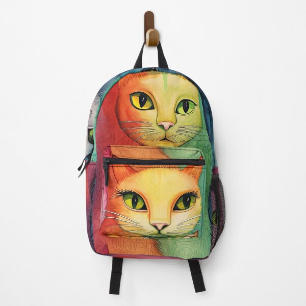 Item preview, Colorful cats in rainbow colors designed and sold by Pixelartistin.