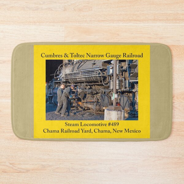 Item preview, Steam Trains As Home Decor: Stickers, Magnets, Desk Mats, Mouse Pads, Pillows, Totes, Wall Art, Comforters, Shower Curtains, Clocks, Art Prints, Throw Blankets, Bath Mats, Jigsaw Puzzles and More designed and sold by MoreEZUSA-Here.