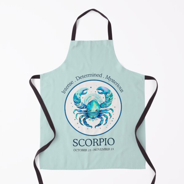 Item preview, Vintage Scorpio zodiac- Horescope/SunSign Theme  on blue back ground designed and sold by CosmicNook1.