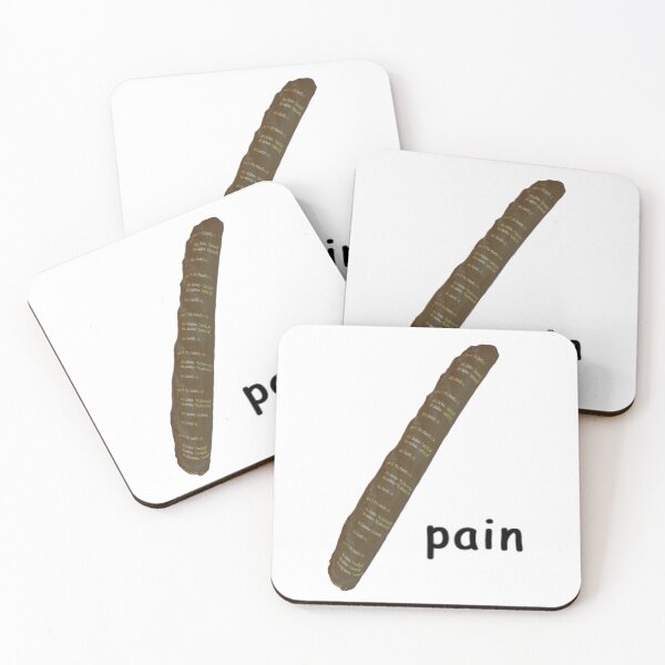 Item preview, Cursed Code "Pain Baguette" meme designed and sold by Rainy-Racoon.