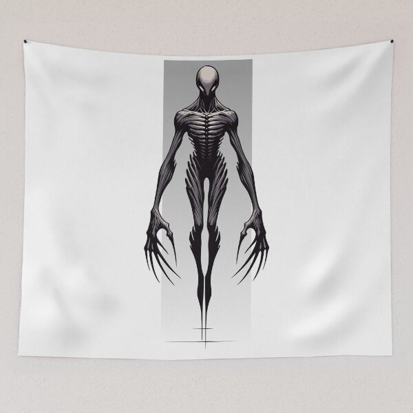 Item preview, Alien Enigma: Mysterious Creature Illustration designed and sold by RyanBelandres.