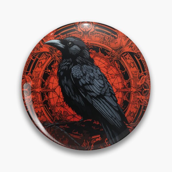 Item preview, Dark mythology nordic Raven designed and sold by Digital Sanctuary.
