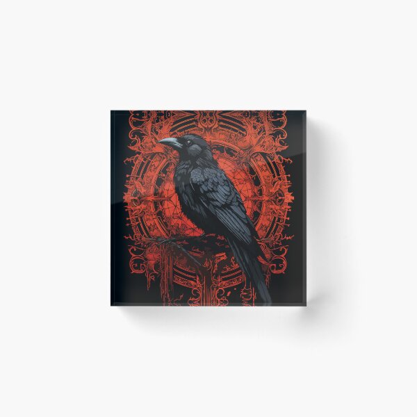 Item preview, Dark mythology nordic Raven designed and sold by Digital Sanctuary.