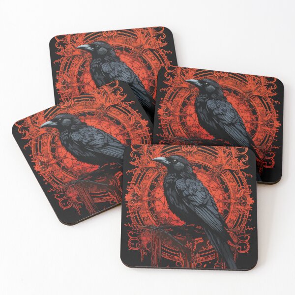 Item preview, Dark mythology nordic Raven designed and sold by Digital Sanctuary.