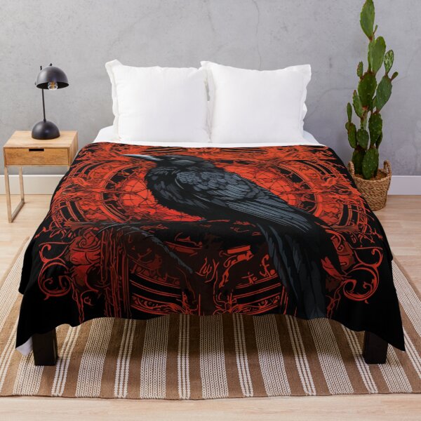 Item preview, Dark mythology nordic Raven designed and sold by Digital Sanctuary.