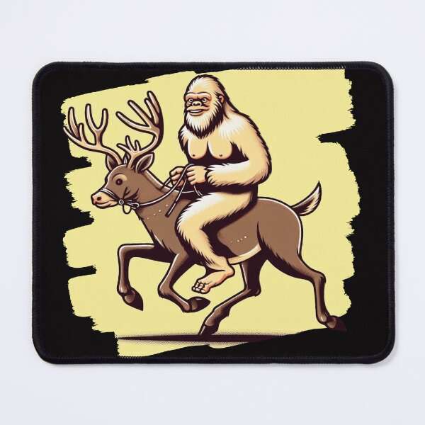 Item preview, Sasquatch Sleighride: Bigfoot's Festive Adventure designed and sold by HeadTurningArt.