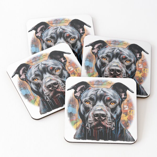 Item preview, Pitbull Streetart designed and sold by Nadaillustrada.